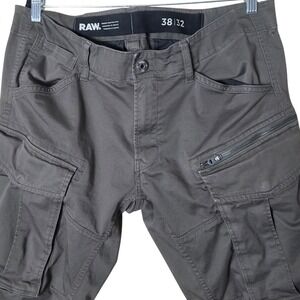 G-Star Raw Rovic Zip 3D Straight Tapered Cargo Pants Men 38x32  Military Style